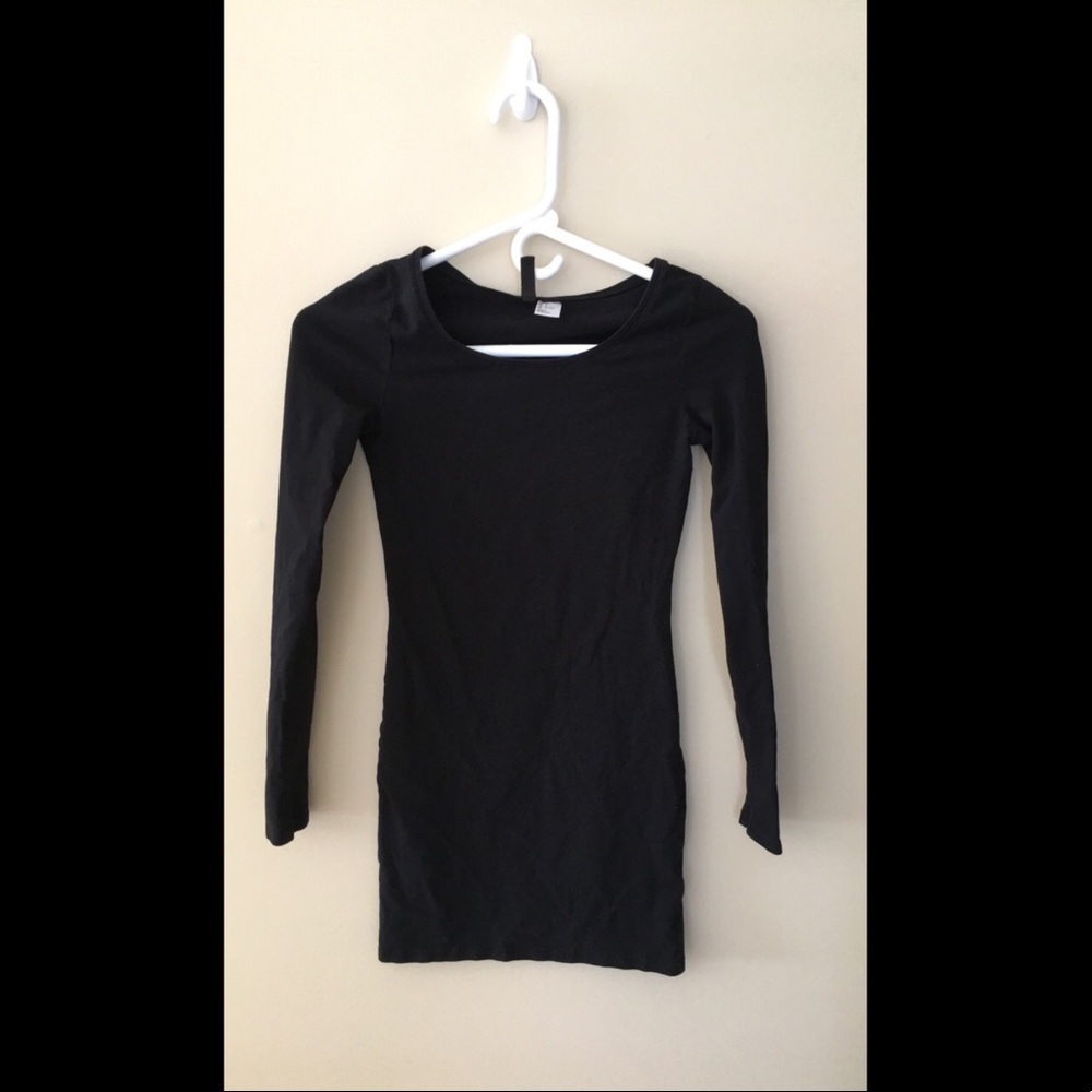 Tight black dress or long shirt